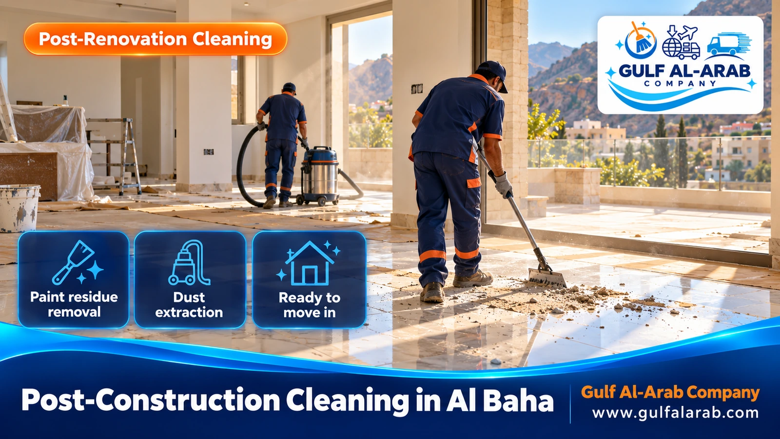 Post-Construction Cleaning in Al Baha