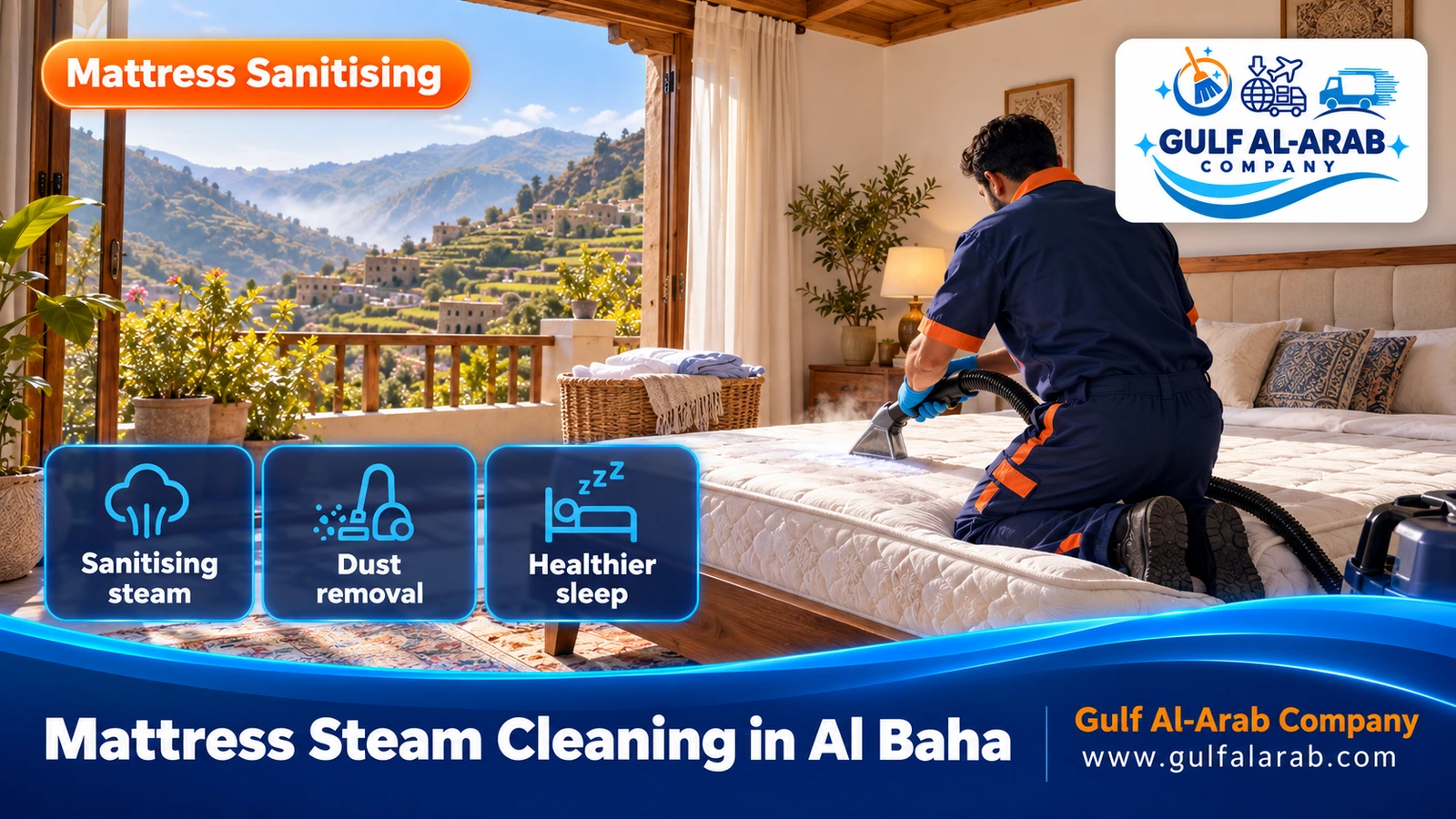 Mattress Steam Cleaning in Al Baha
