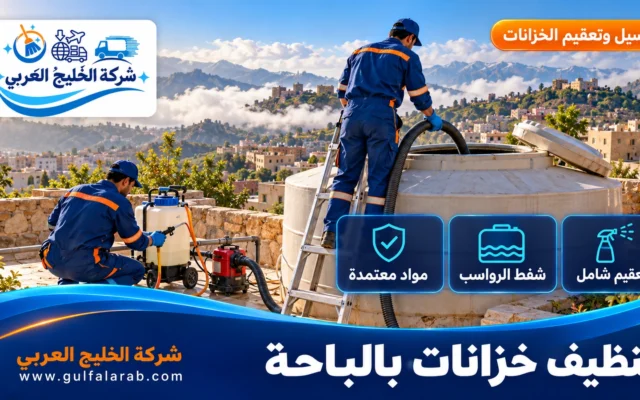 شركة تنظيف خزانات بالباحة