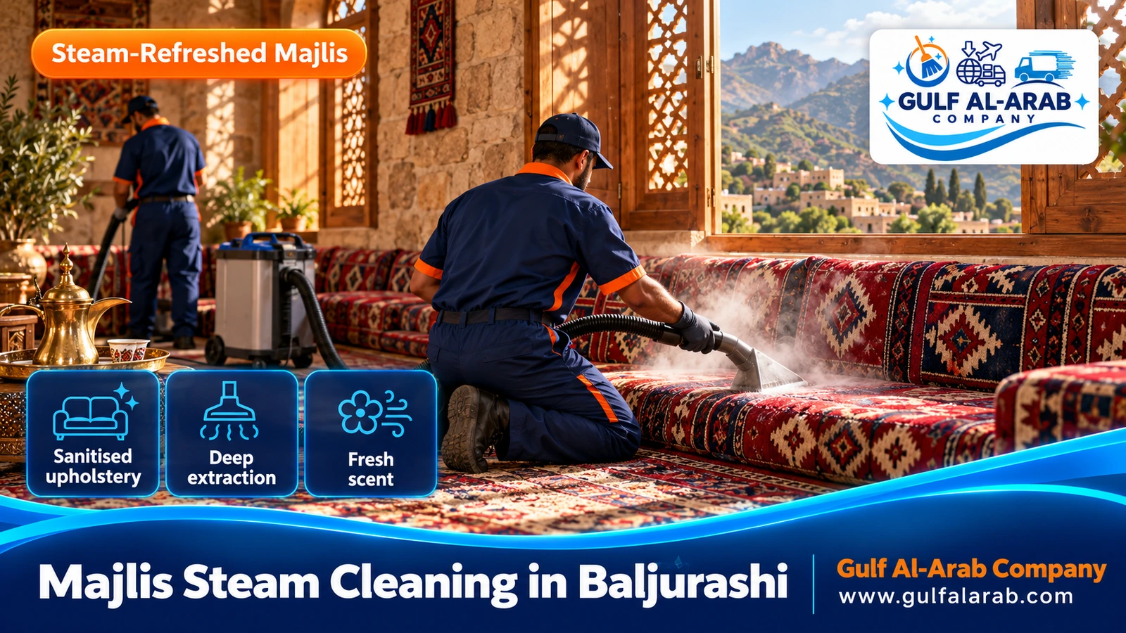 Majlis Steam Cleaning in Baljurashi