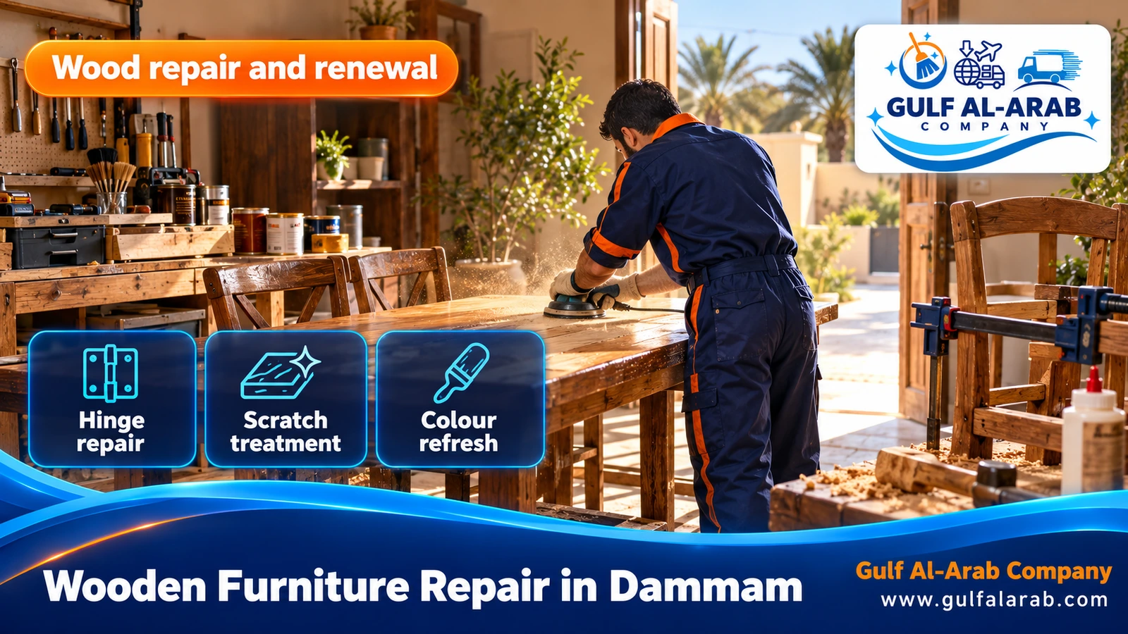 Wooden Furniture Repair in Dammam
