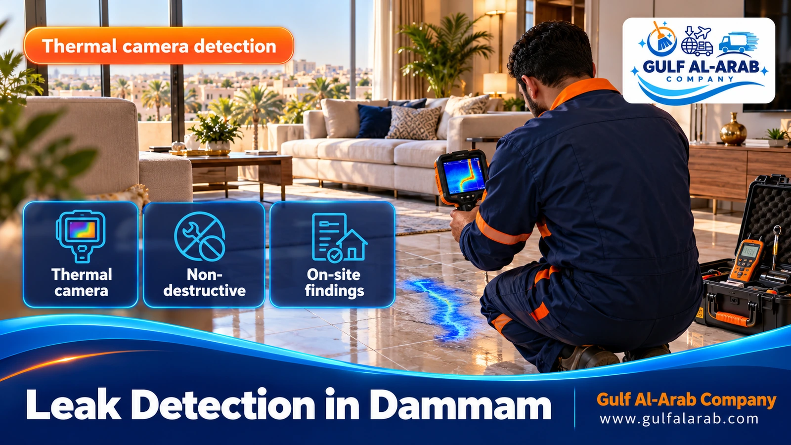Leak Detection in Dammam
