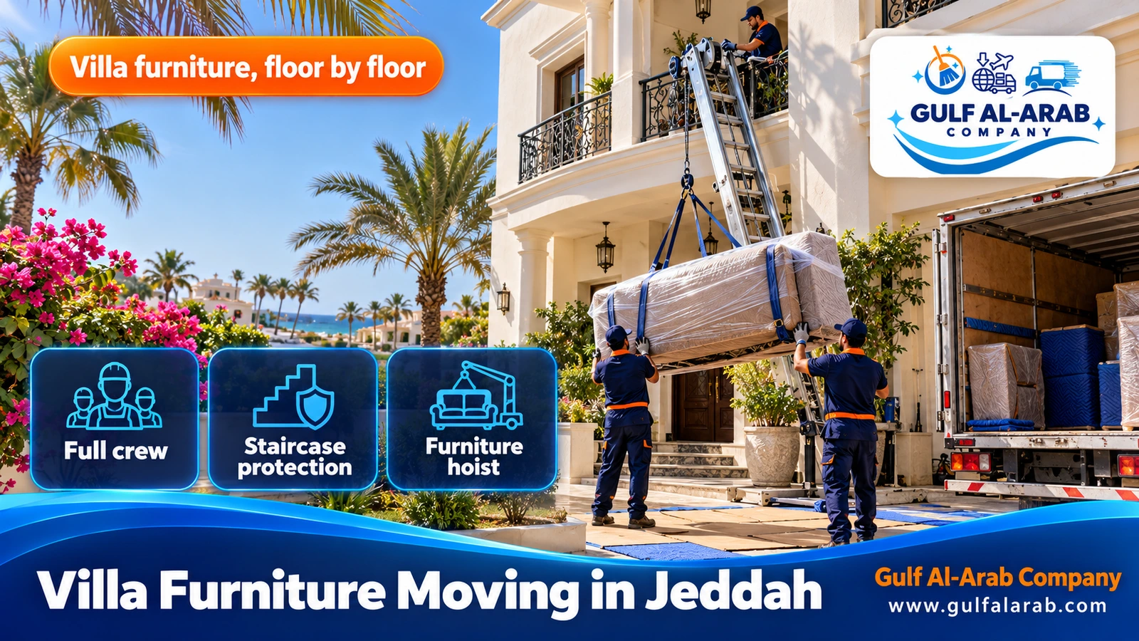 Villa Furniture Moving in Jeddah