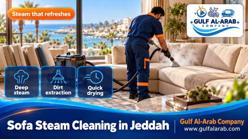 Sofa Steam Cleaning in Jeddah