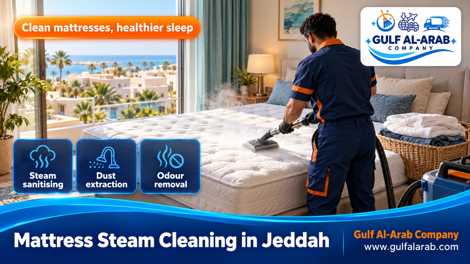 Mattress Steam Cleaning in Jeddah