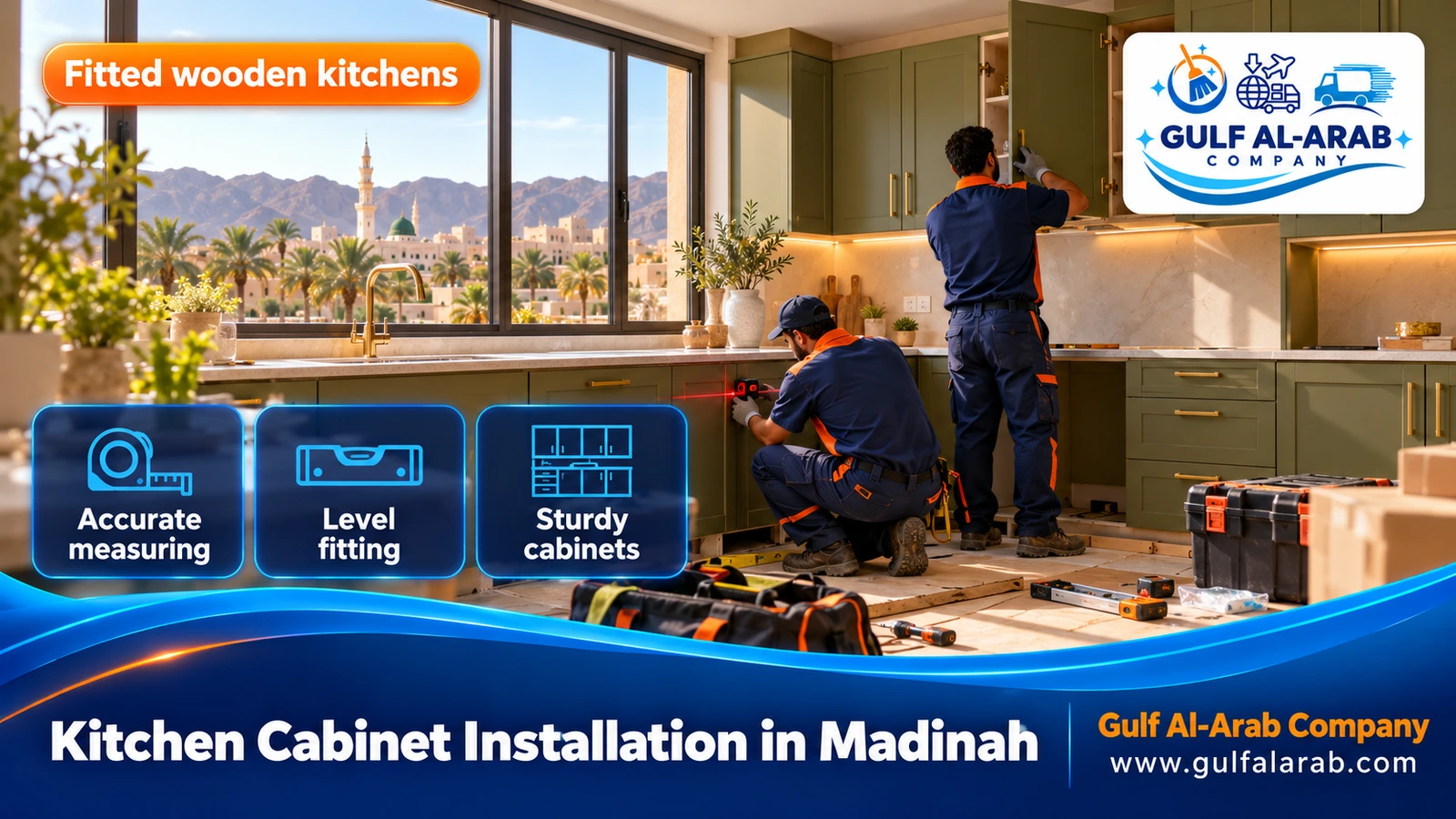 Kitchen Cabinet Installation in Madinah