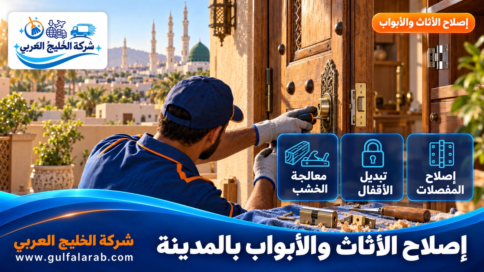 إصلاح الأثاث والأبواب بالمدينة