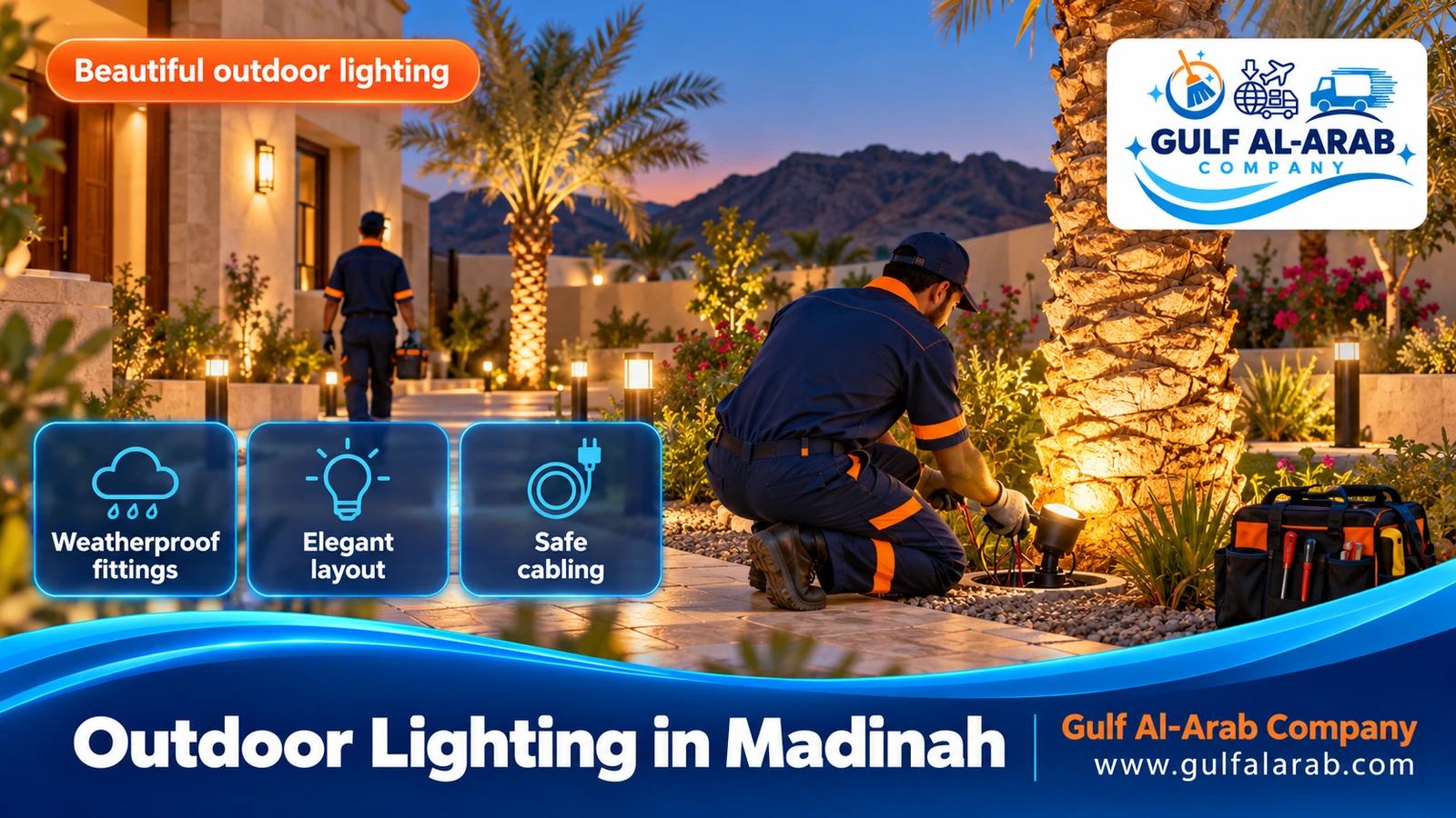 Outdoor Lighting in Madinah