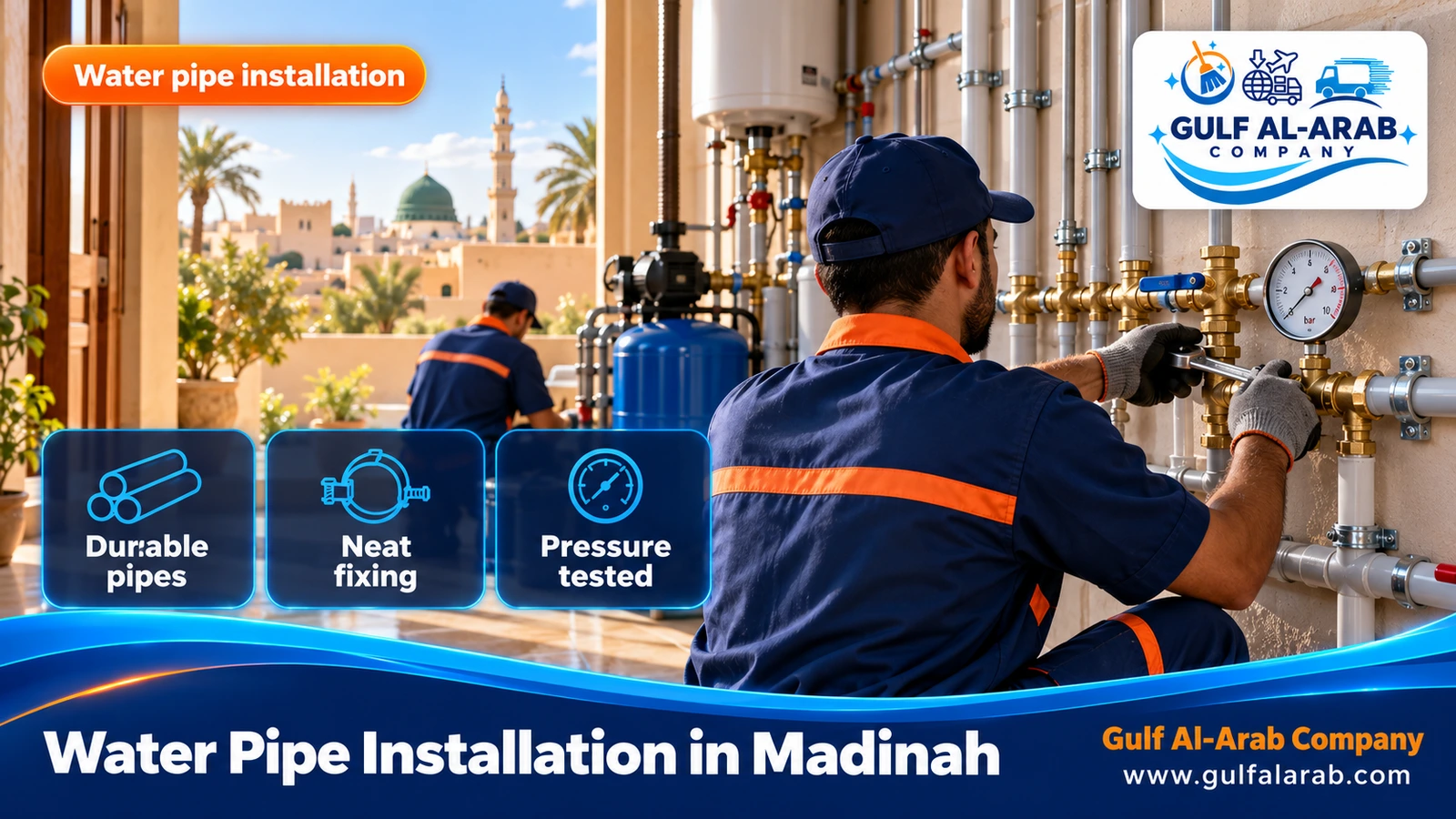 Water Pipe Installation in Madinah