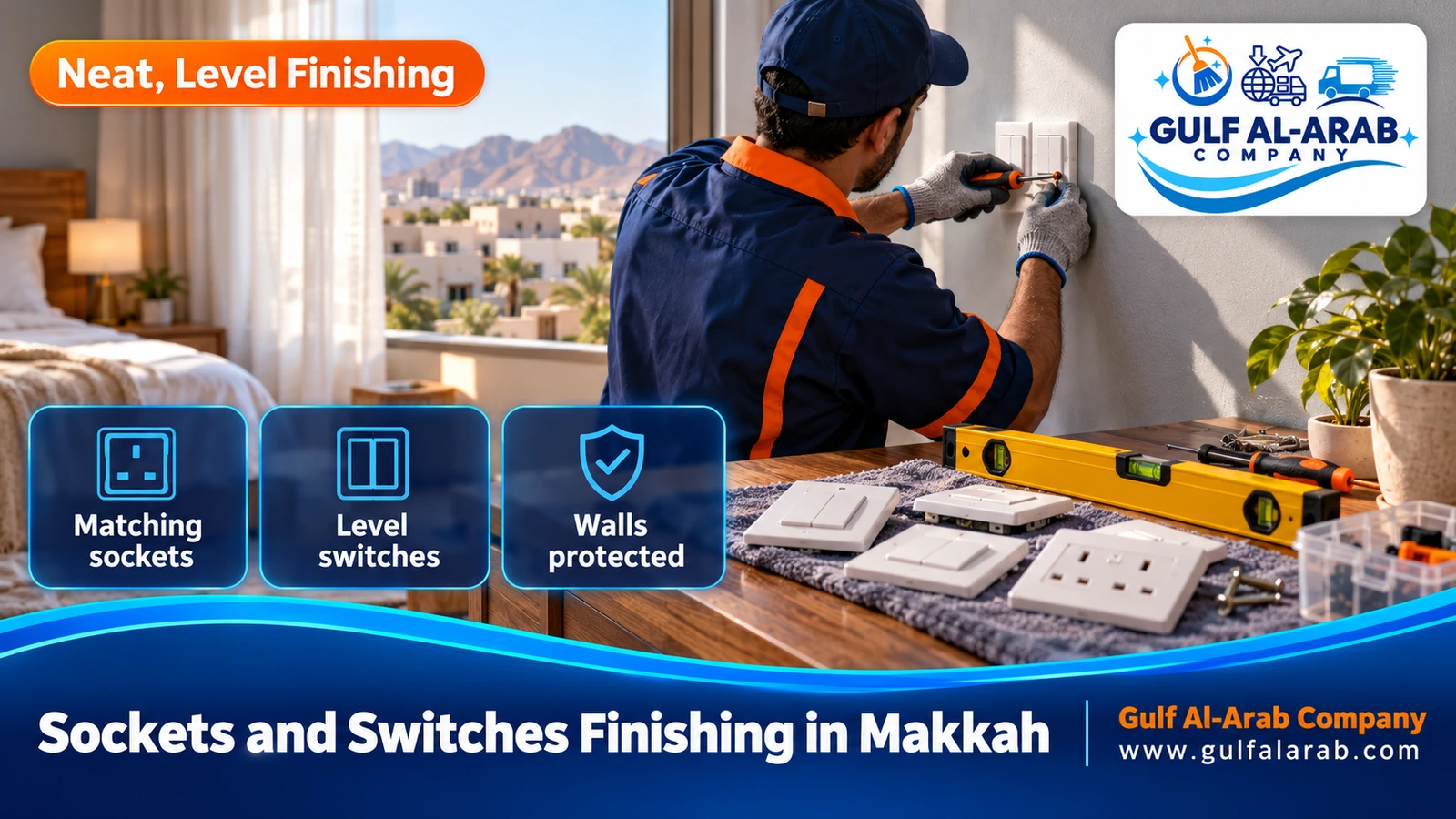 Sockets and Switches Finishing in Makkah