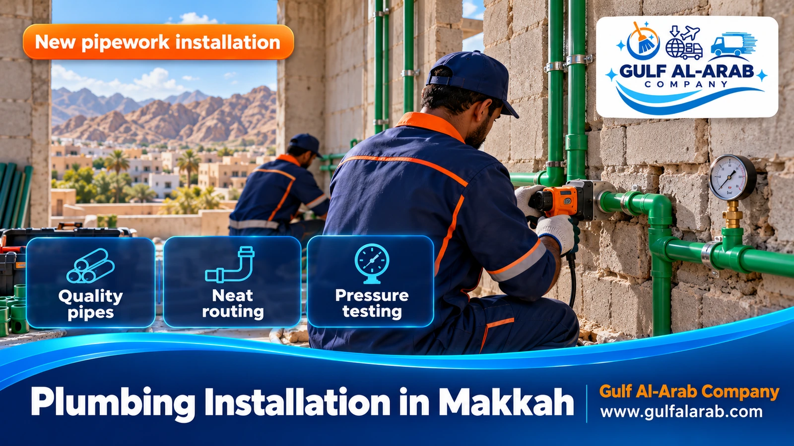 Plumbing Installation in Makkah