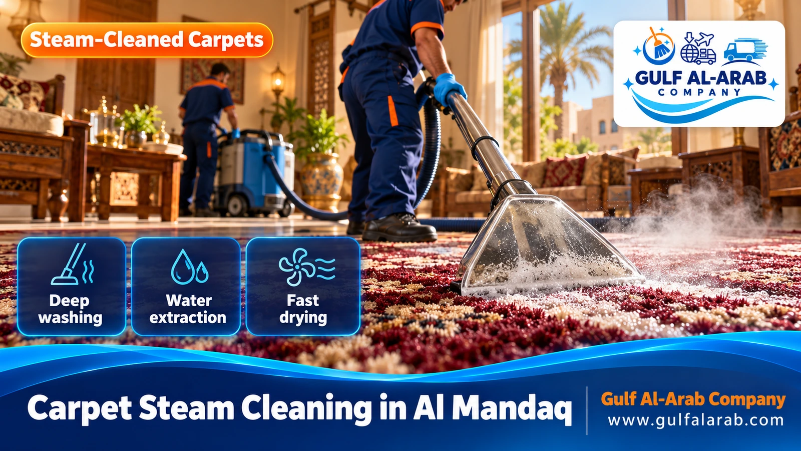 Carpet Steam Cleaning in Al Mandaq