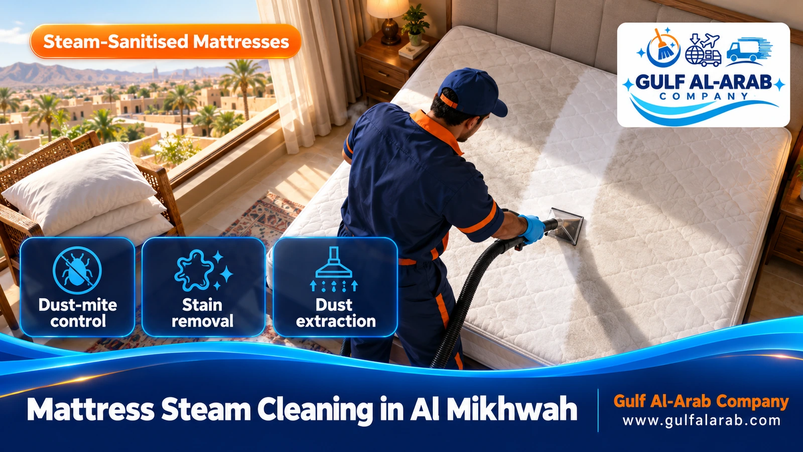 Mattress Steam Cleaning in Al Mikhwah