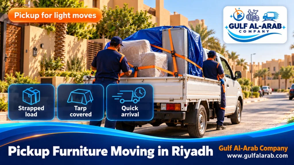 Pickup Furniture Moving in Riyadh