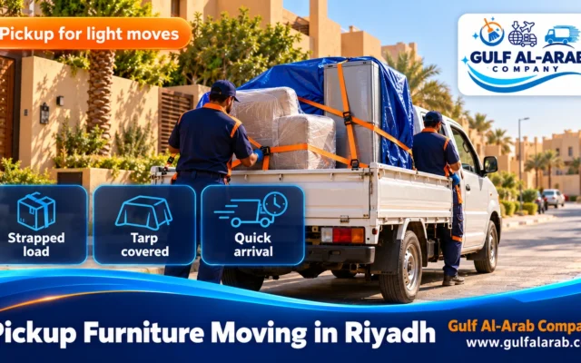 Pickup Truck Furniture Moving in Riyadh
