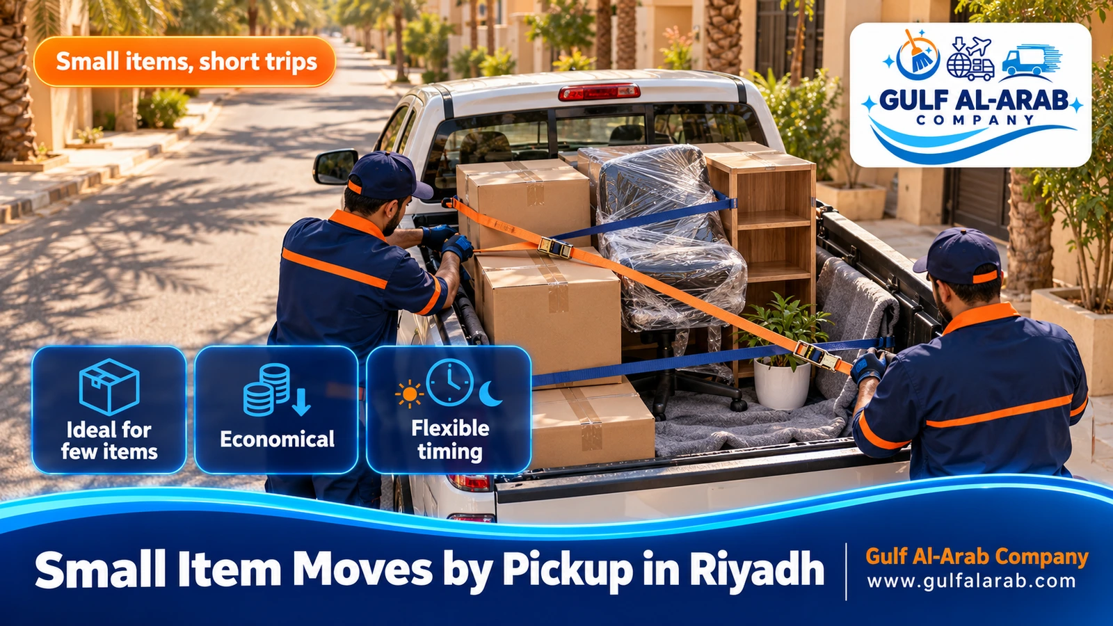 Small Item Moves by Pickup in Riyadh