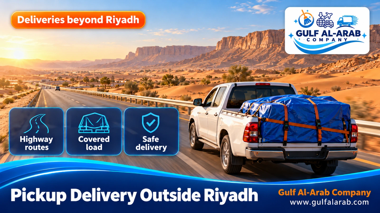 Pickup Delivery Outside Riyadh