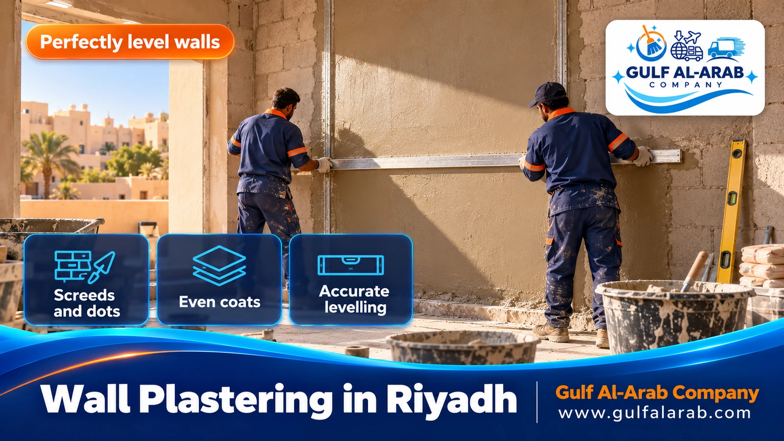 Wall Plastering in Riyadh