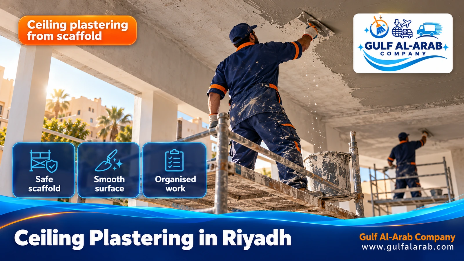 Ceiling Plastering in Riyadh