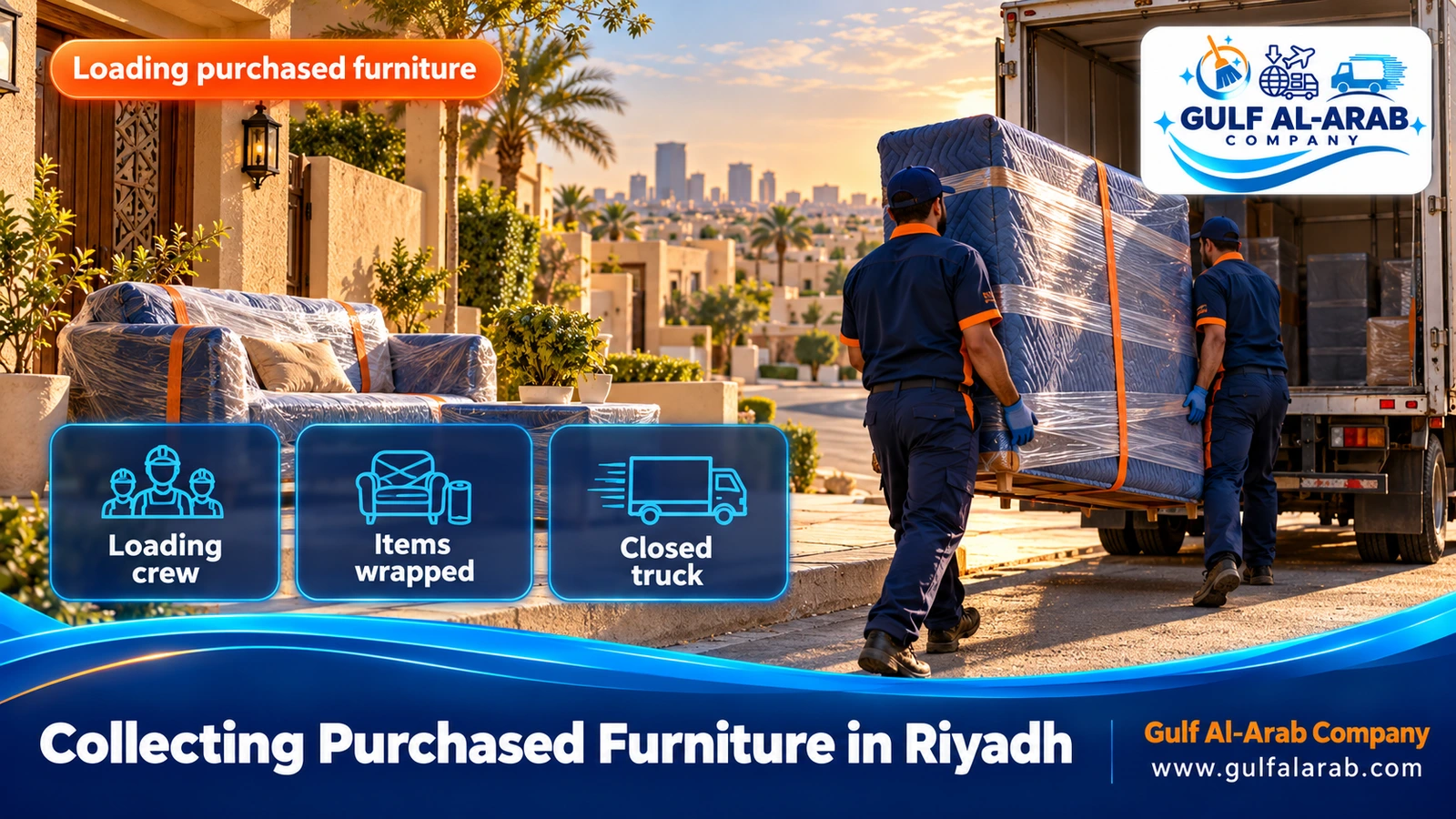Collecting Purchased Furniture in Riyadh