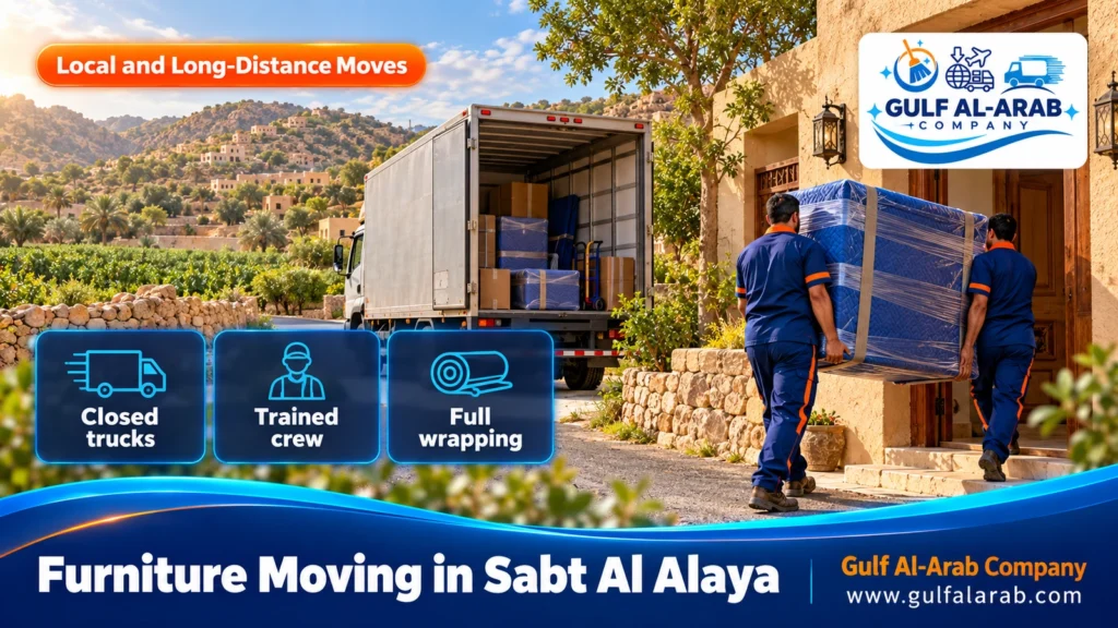 Furniture Moving in Sabt Al Alaya
