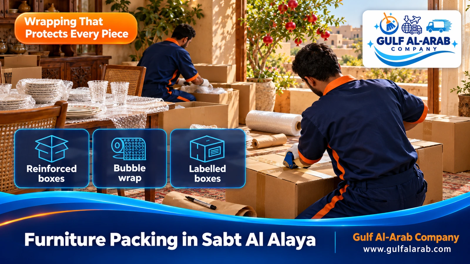 Furniture Packing in Sabt Al Alaya